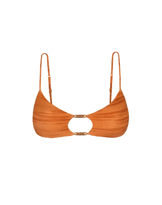 ladies bikini top tassel edges -Zora Lara Top (exchange only) - Gingko