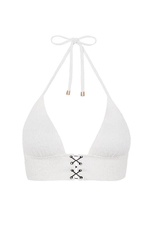 ladies bikini top beach shine -Firenze Blair Helen Top - White