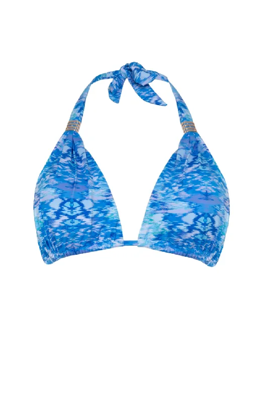 ladies bikini top splatter pattern -Miami Bikini Top Sea Dream