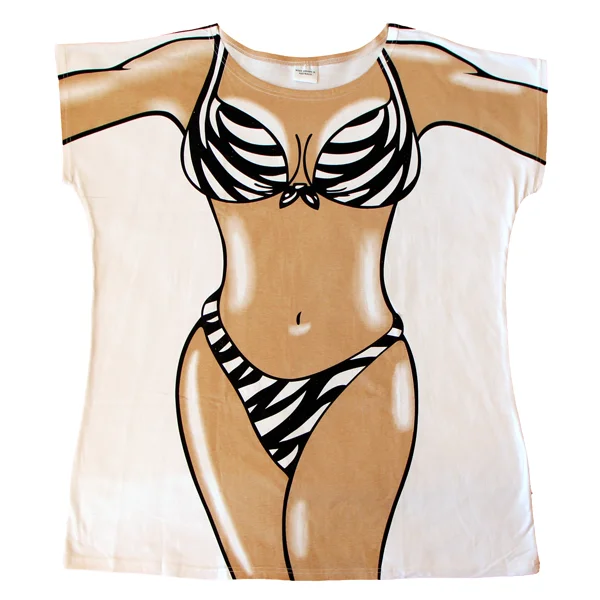 Women’s cover-up sleek soft glow -Zebra Skin Women's Cover Up