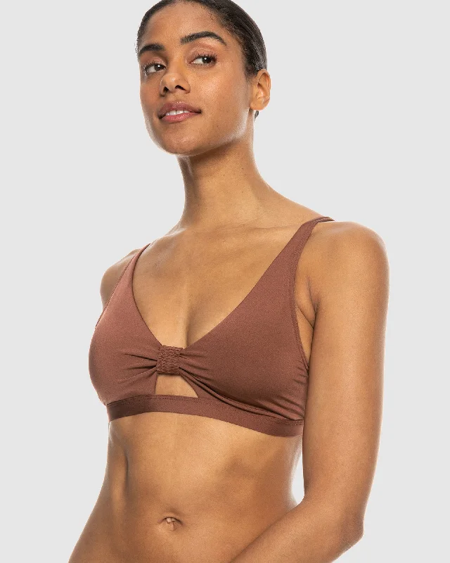 ladies bikini top quick sale -Womens Silky Island Bra Bikini Top