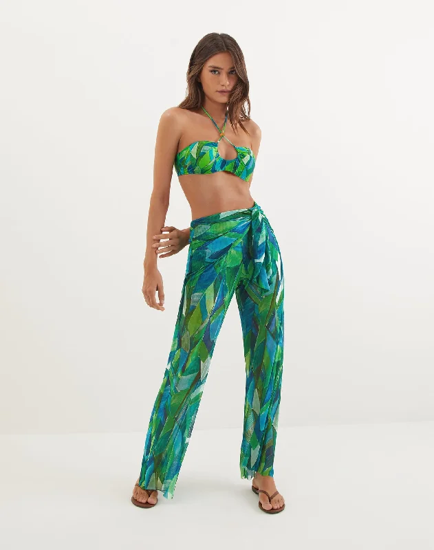 Women’s cover-up sequin chic glow -Nivea Pants - Tropics