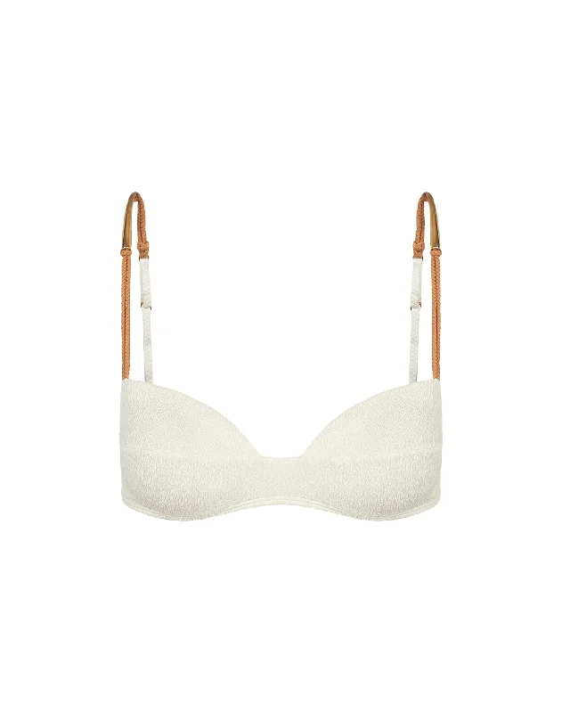 ladies bikini top pop glow -Firenze Mandy Amelia Top - White