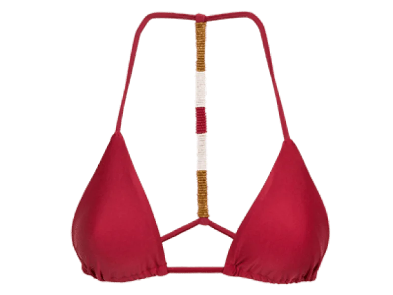 ladies bikini top drapey fit -Ella Triangle Top - Divino