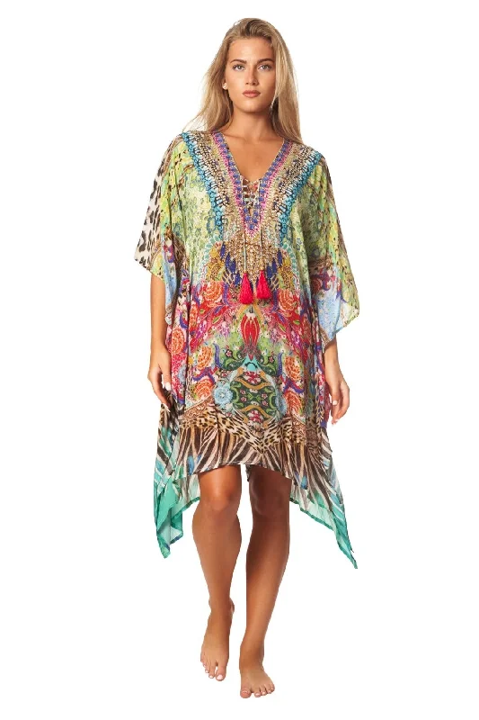 Women’s cover-up smooth flair -Designer Caftans Kaftan Wholesale