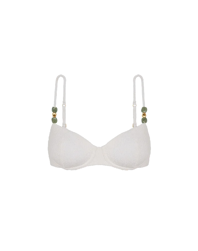 ladies bikini top chill glow -Firenze Kiana Mel Top - White