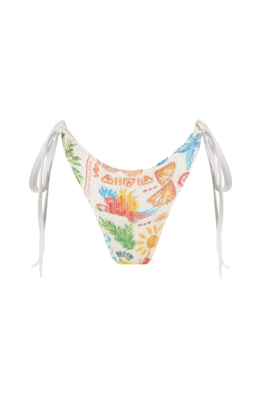 ladies bikini bottoms deck chic -Brook Bikini Bottom Tropicana