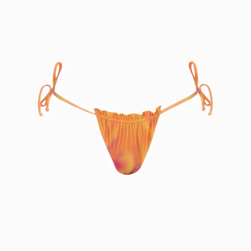 ladies bikini bottoms brash dip -Shell Bikini Bottoms | Flaming Tie-Dye