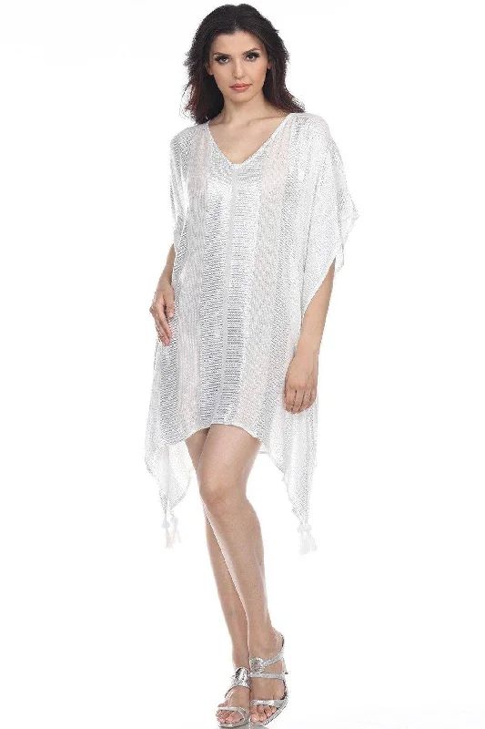 Women’s cover-up playful sleek chic -Bohemian Gypsy Caftan Kaftan Coverup for Casual Summer Wear