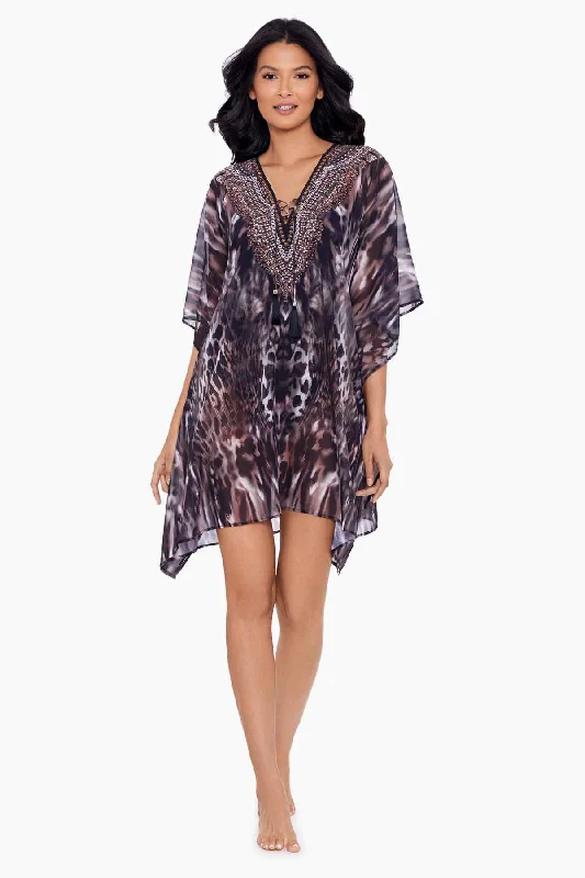 Women’s cover-up local chic -Tempest Caftan Swim Cover Up