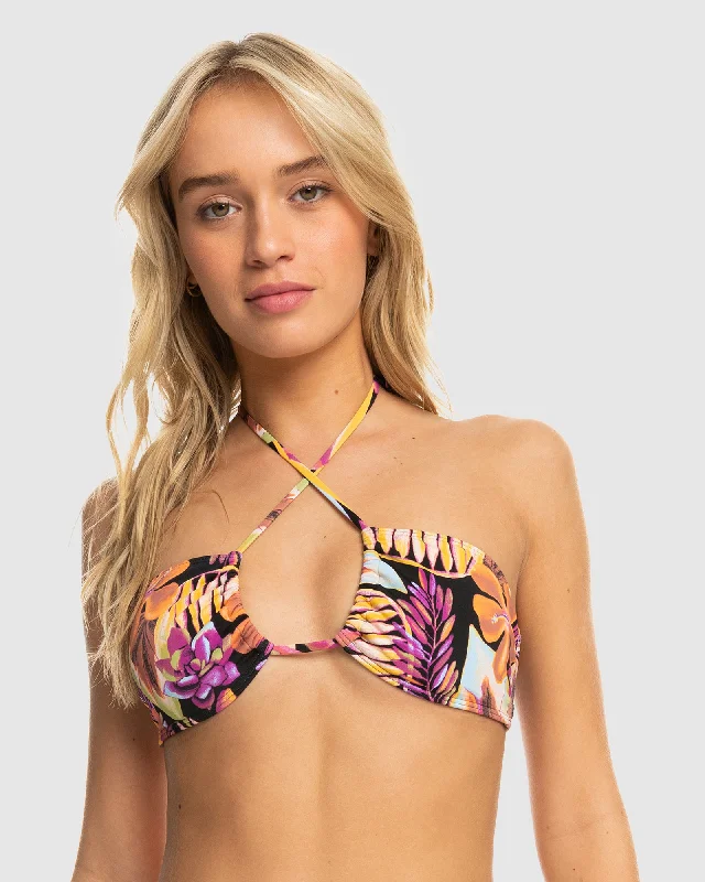 ladies bikini top toucan pattern -Womens Pt Beach Classics Fashion Tri Bikini Top