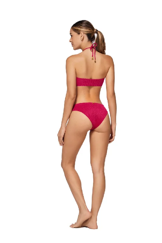 ladies bikini bottoms beaded hem -Charlotte Scarlet Bikini Bottom