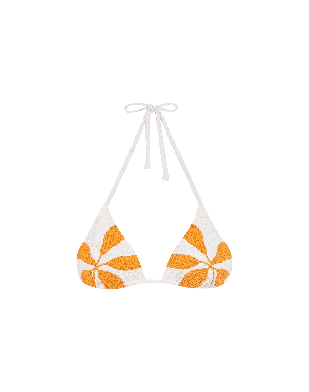 ladies bikini top gone quick -Firenze Susan Tri Top - Bossa Sunset