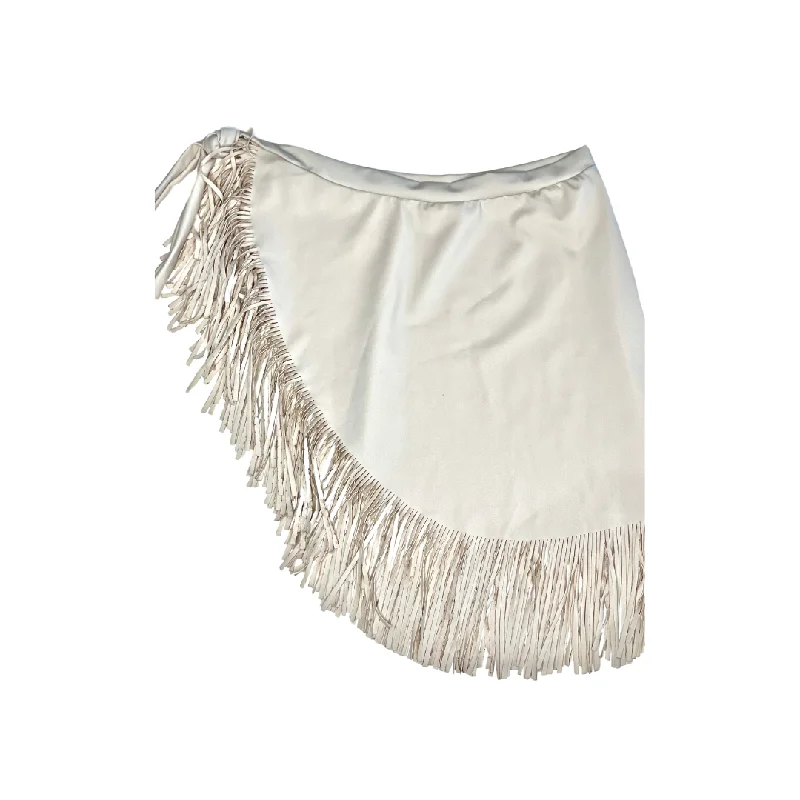 Women’s cover-up open front glow -Fringe Sarong