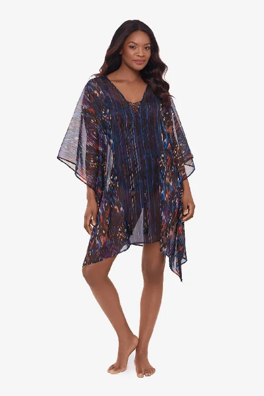 Women’s cover-up matte luxe glow -Tapiz Caftan Swim Cover Up