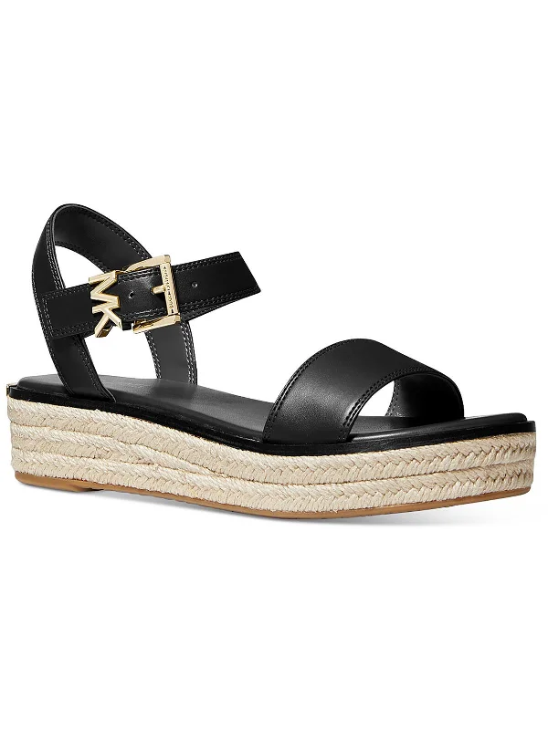 Women’s sandals winter woven glow -Richie Womens Faux Leather Ankle Strap Platform Sandals