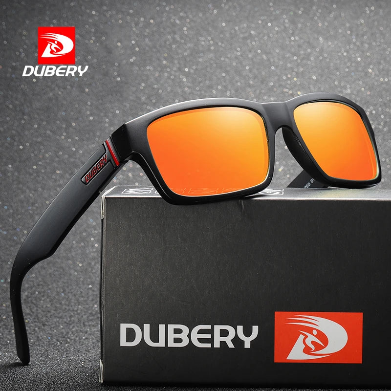 Women’s sunglasses green fresh glow -DUBERY Fashion Polarized Sunglasses Men Driving Shades Male Retro Sun Glasses For Men Summer Mirror Square Oculos UV400 D805