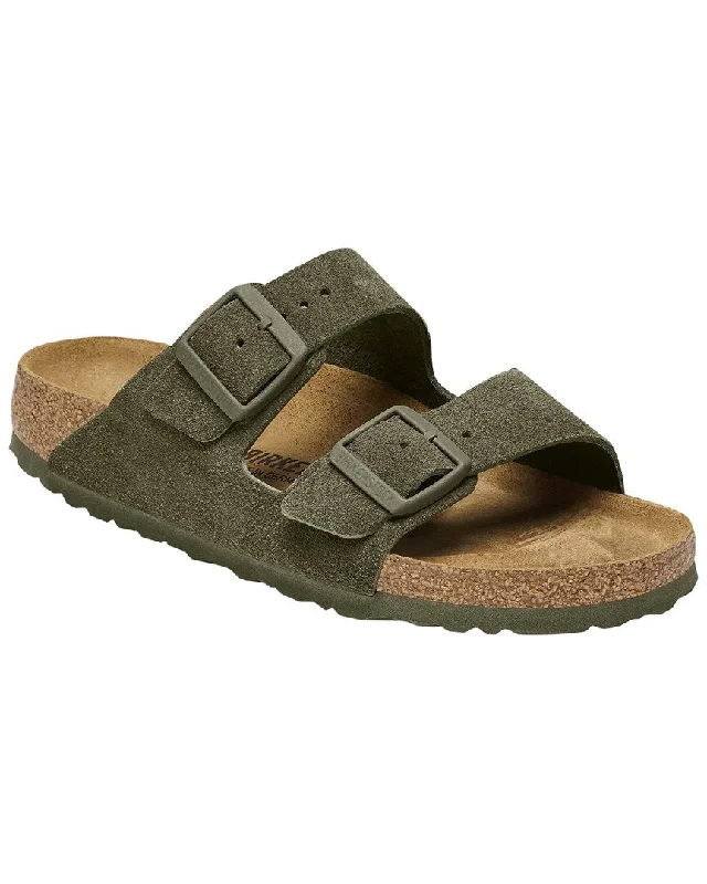 Women’s sandals ocean leather glow -Birkenstock Arizona Suede Sandal