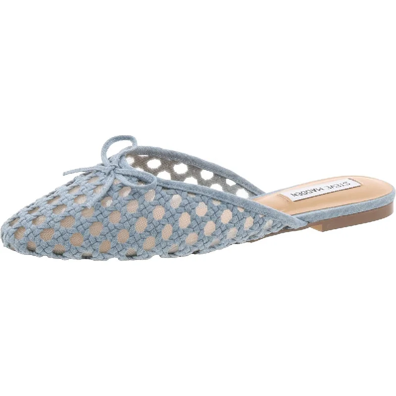 Women’s sandals urban leather glow -Birdee Womens Cutout Mesh Lined Mule Sandals