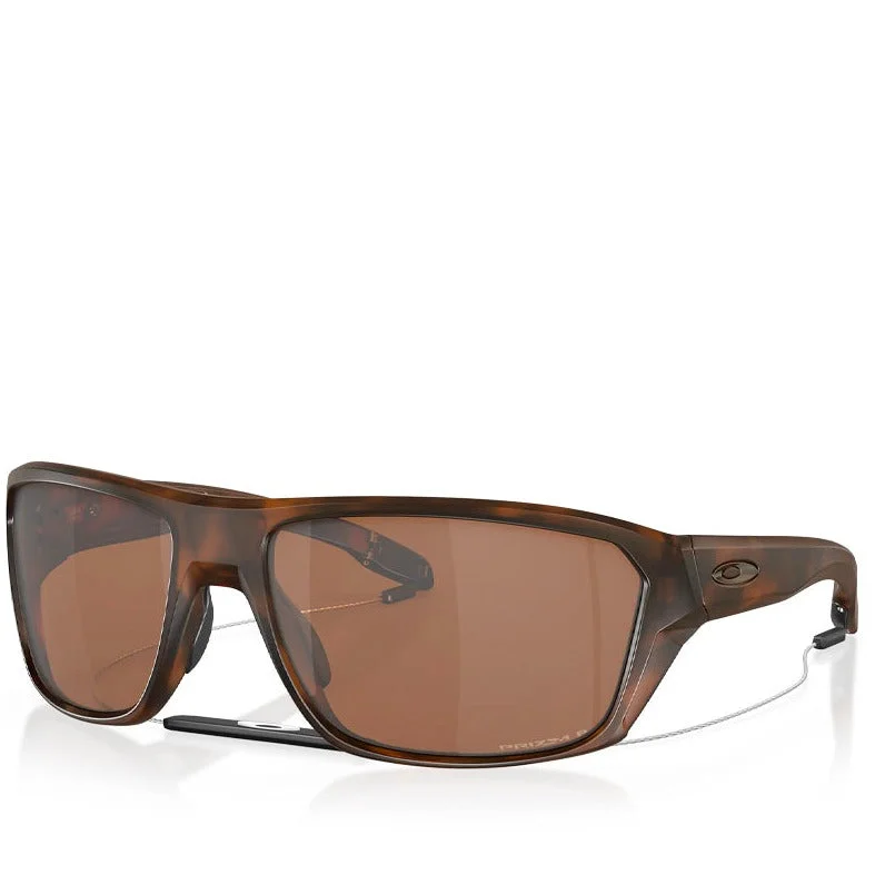 Women’s sunglasses luxury soft flair -SPLIT SHOT MATTE BROWN TORTOISE W/ PRIZM TUNGSTEN POLARIZED