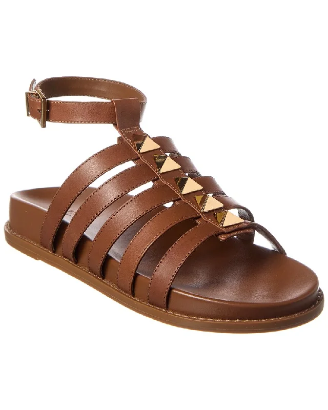 Women’s sandals galaxy leather chic -Schutz Kyrie Sporty Leather Sandal