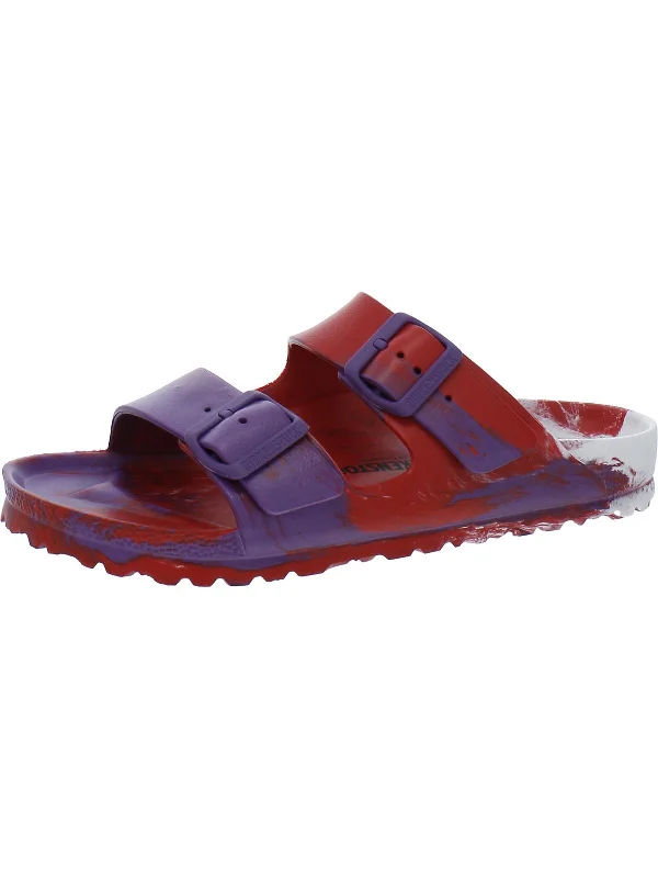 Women’s sandals resort suede glow -Arizona EVA Womens Tie-Dye Buckle Slide Sandals