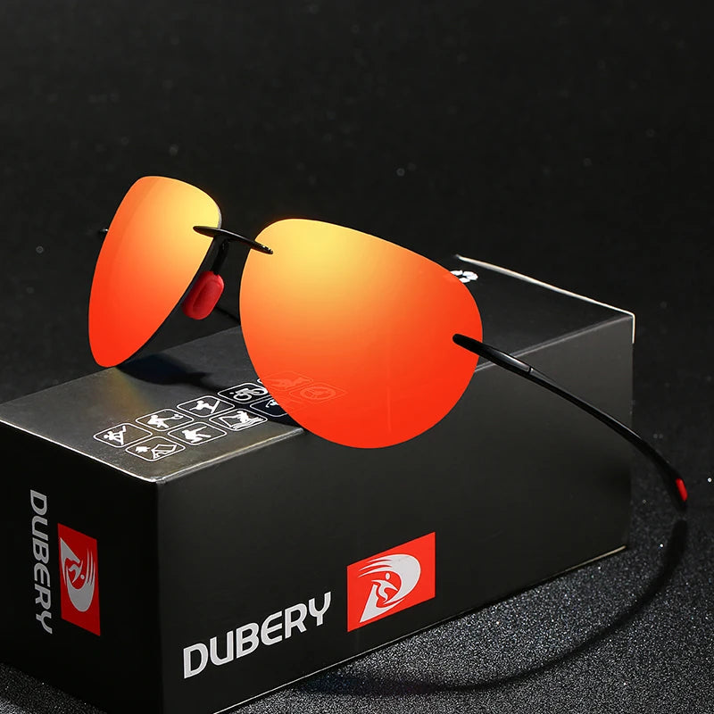 Women’s sunglasses outdoor glow -DUBERY Vintage Sunglasses UV400 Men's Sun Glasses For Men Driving Black Square Oculos Male 8 Colors Model D132