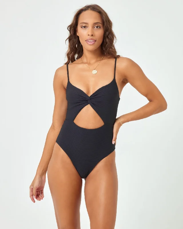 ladies one-piece swimsuit swirl print -Kyslee Eco Chic One Piece