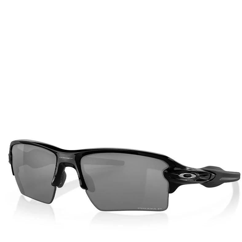 Women’s sunglasses mirrored luxe chic -FLAK 2.0 XL POLISHED BLACK W/ PRIZM BLACK POLARIZED