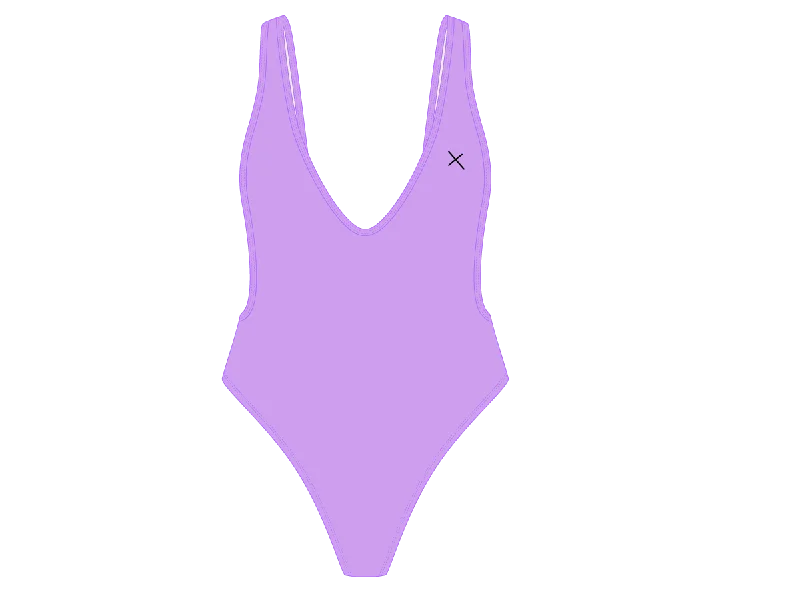 ladies one-piece swimsuit breezy weave -Lilac Rio One-Piece II