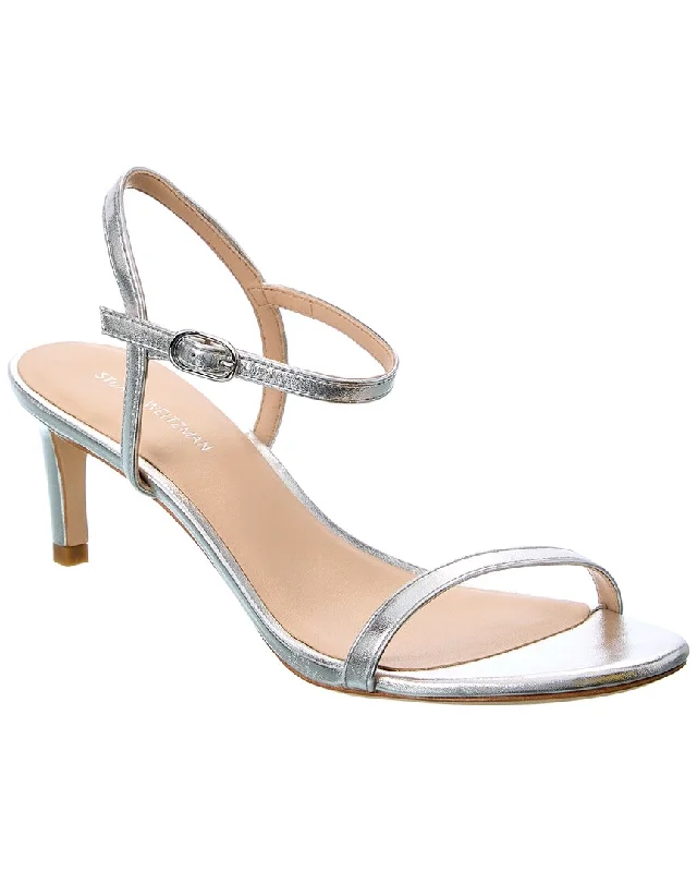 Women’s sandals beige cork soft -Stuart Weitzman Leather Sandals