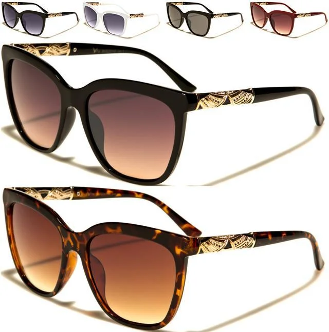 Women’s sunglasses eco sleek -VG Designer Inspired Big Cat Eye Sunglasses for women