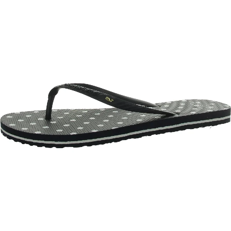 Women’s sandals lightweight velvet chic -Polka dot flip flop Womens Slip On Thong Thong Sandals