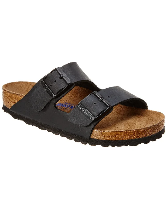 Women’s sandals faux leather sleek -Birkenstock Women's Arizona Soft Footbed Birko-Flor Sandal