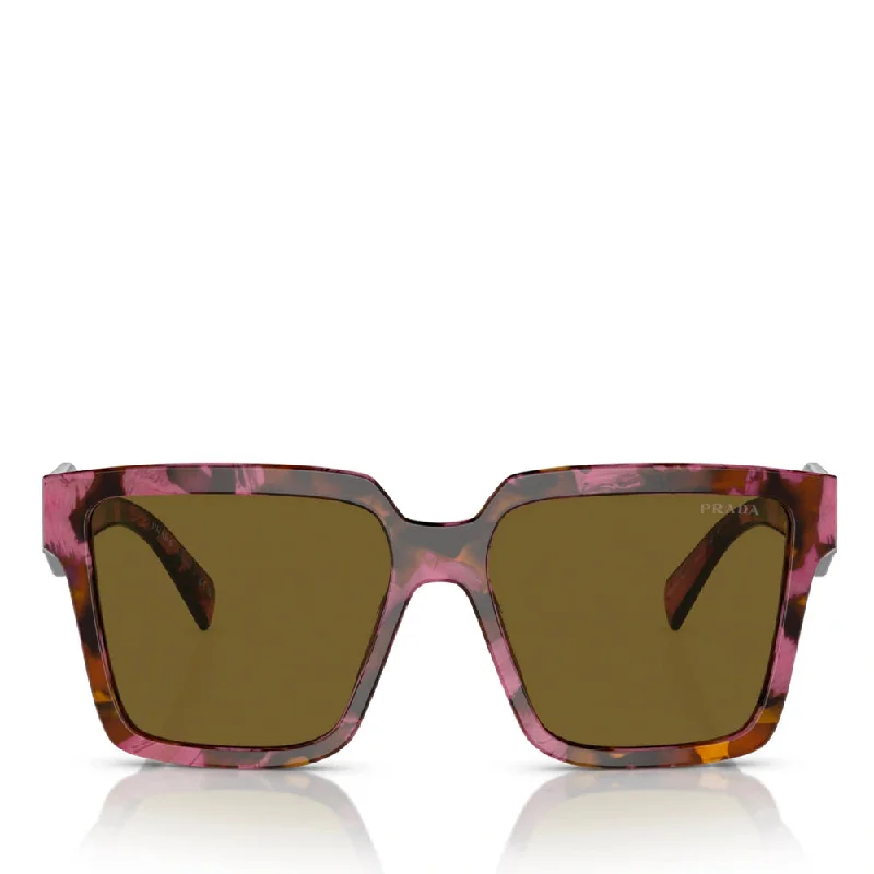 Women’s sunglasses thin glow -Prada Woman Sunglass Tortoise Cognac Begonia 18N01T