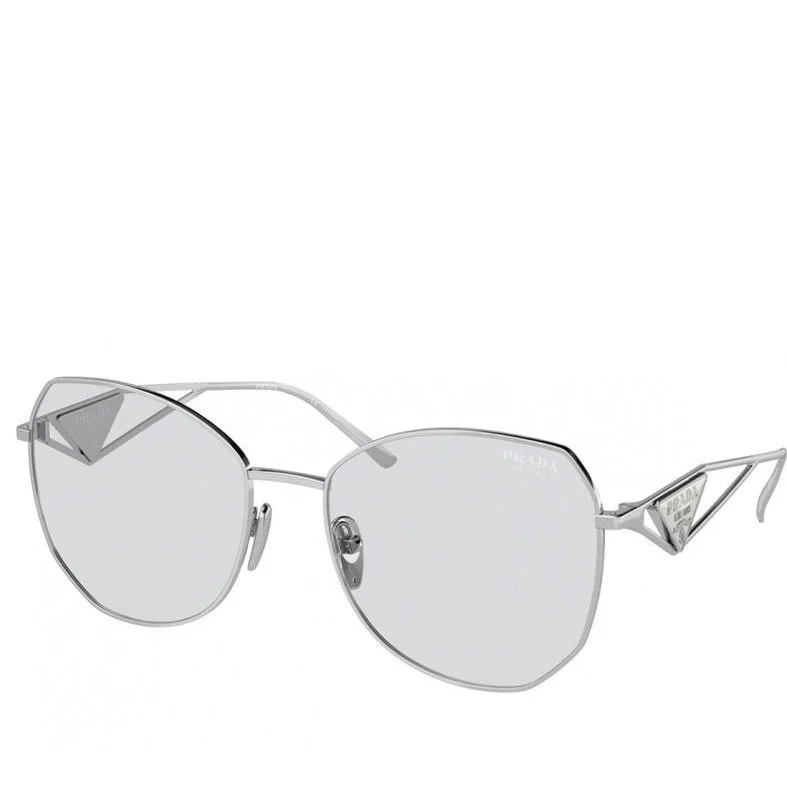 Women’s sunglasses personalized glow -Prada PR 57YS SILVER W/ GREY PHOTOCHROMIC