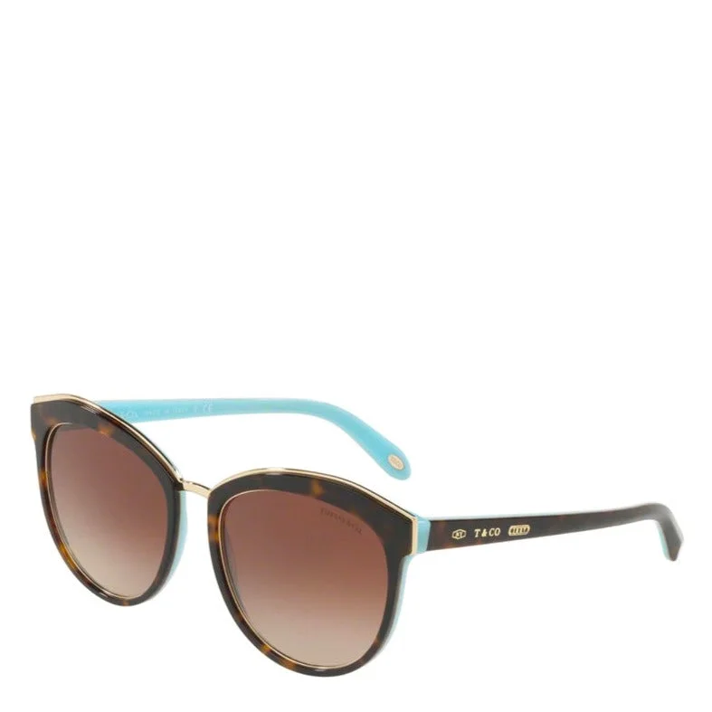 Women’s sunglasses lightweight flair -TIFFANY & CO. TF4146F HAVANA/BLUE