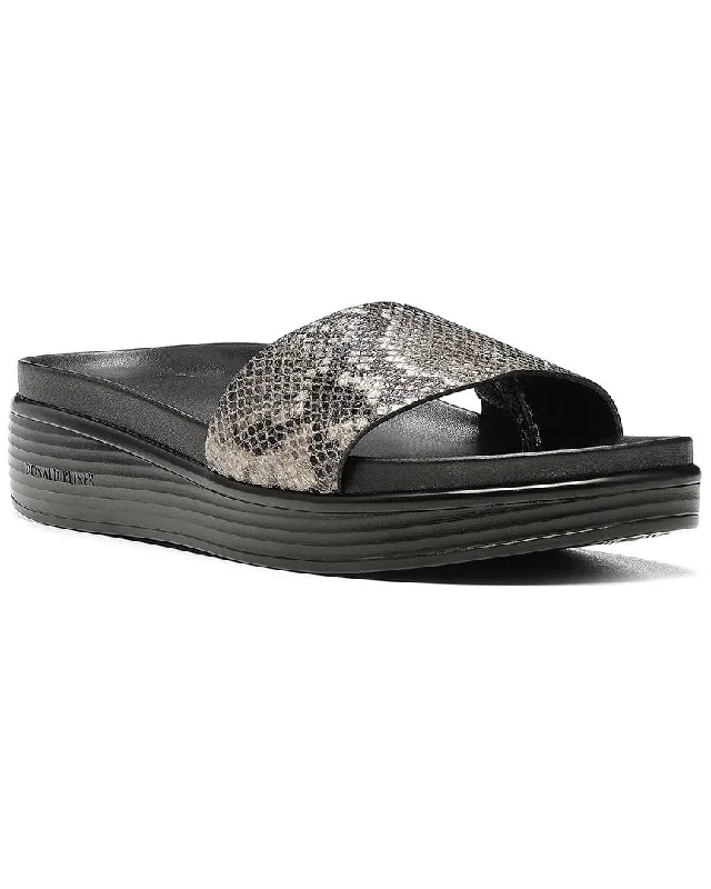 Women’s sandals wedding woven flair -Donald Pliner Fiji Leather Sandal