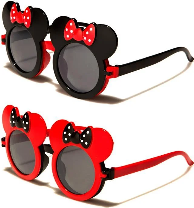 Women’s sunglasses scratch chic -Inspired Girl's Big Mouse Ear Flip Up Sunglasses for Kids