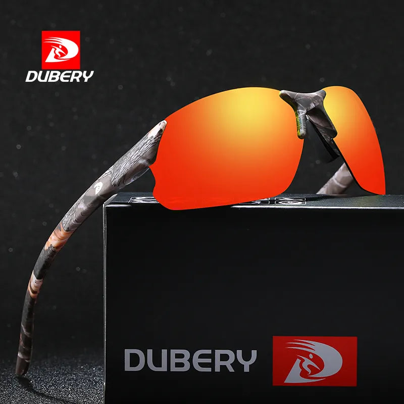 Women’s sunglasses deep sea flair -DUBERY Vintage Sunglasses Polarized Men's Sun Glasses For Men UV400 Shades Driving Black Square Oculos Male 8 Colors Model 672