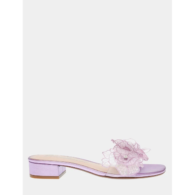 Women’s sandals classic velvet chic -Liam Lilac