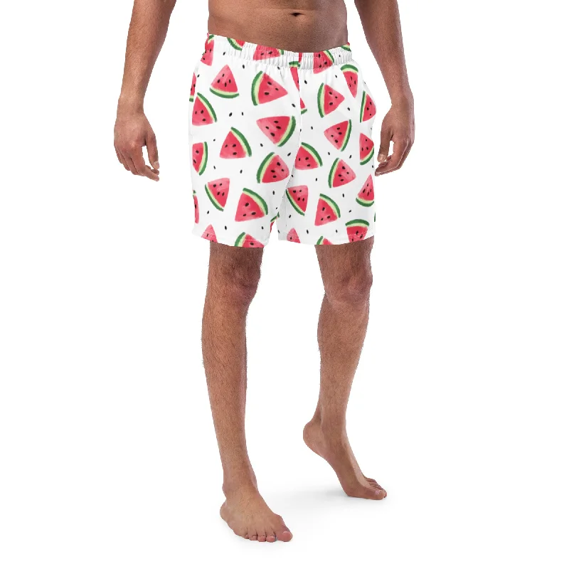 ladies one-piece swimsuit hand shaped -Show Me Your Watermelons CBO Swim Trunks