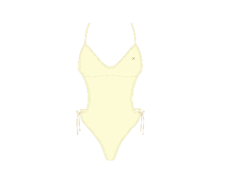 ladies one-piece swimsuit flowy cut -Vanilla Ringer One Piece