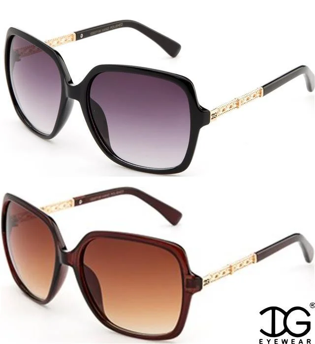 Women’s sunglasses fall soft glow -Women's Oversized Square Butterfly Shield Sunglasses IG UV400