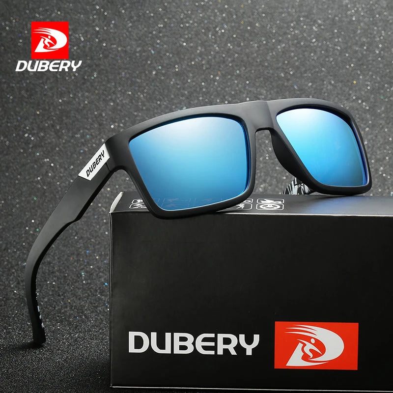 Women’s sunglasses neutral sleek chic -DUBERY Design Polarized Sunglasses Men Driver Shades Male Vintage Sun Glasses For Men Spuare Colorful Summer UV400 Oculos