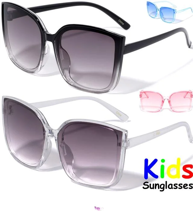 Women’s sunglasses summer dress glow -Girls Large Square Sunglasses for Kids