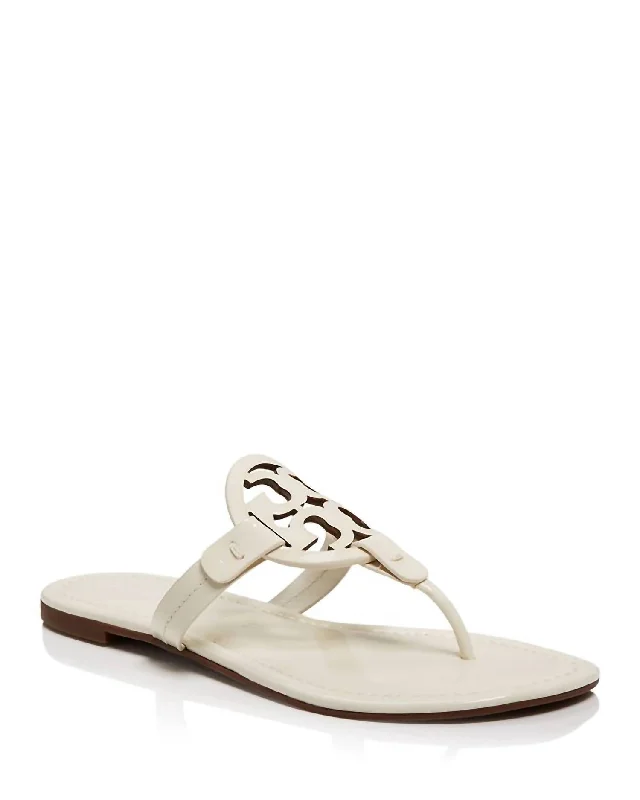 Women’s sandals summer canvas flair -Miller Sandal In New Ivory