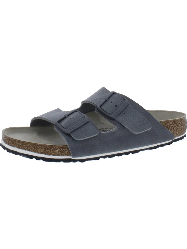 Women’s sandals hiking mesh flair -Arizona BS Womens Leather Footbed Slide Sandals