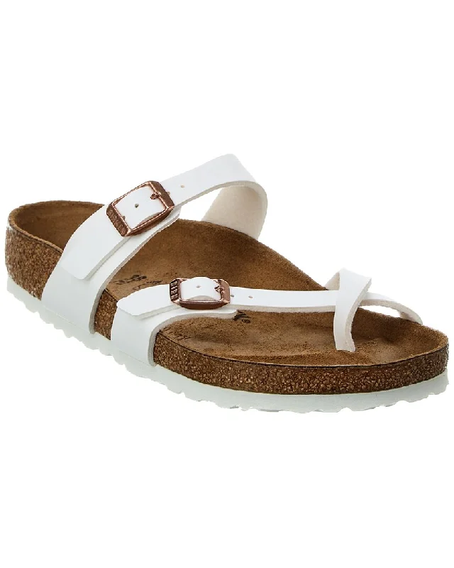 Women’s sandals leather perforated chic -Birkenstock Mayari Birko-Flor Sandal