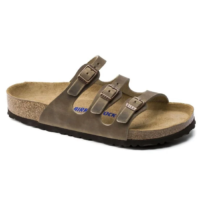 Women’s sandals round toe suede chic -Unisex Florida Sandals - Regular Width In Brown Brown